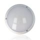 Plafoniera LED tonda da esterno con rilevatore di presenza diam.295mm, 16W, 220Vac, Luce Naturale, Bianco