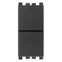 VIMAR Due pulsanti indipend. NO+NO 10A grigio 19066