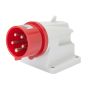 GEWISS Spina fissa da parete a 90°, 3P+N+T 16A 400V 6H GW60409
