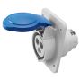 GEWISS Presa HP fissa da incasso a 10°, IP44, 2P+T 16A 230V 6H GW62205H