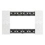 BTICINO Placca 4P Pixel Living Now KA4804MW