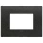 VIMAR Placca Arke Fit 3 Moduli Metallo Grafite Matt 19953.01