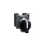 SCHNEIDER Selettore O22 - 3 posizioni - leva STD - nero - 2NO XB4BD33