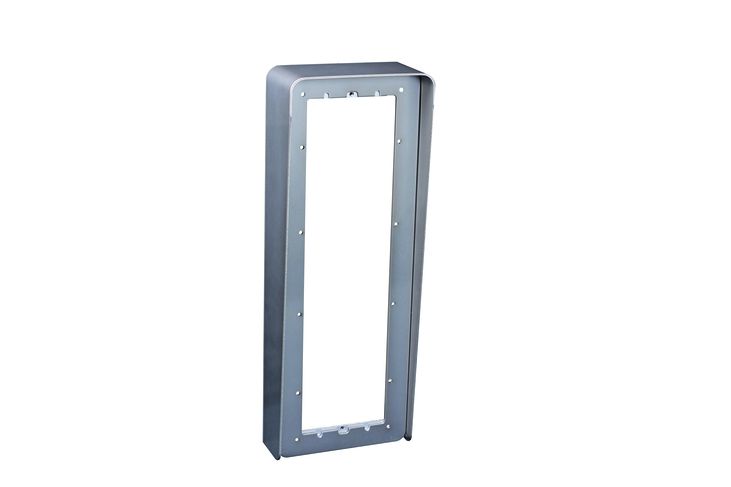 Custodia con telaio e visiera antipioggi Urmet a 1 fila 4 moduli, Sinthesi S2, appoggio muro