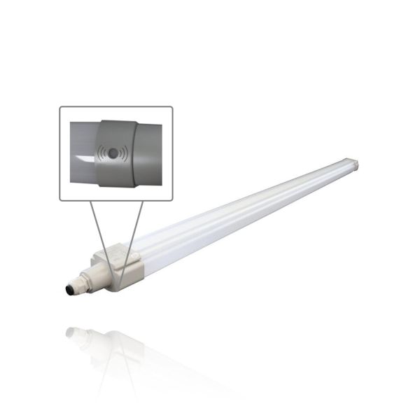 Plafoniera LED da esterno con Rilevatore di presenza 1,50mt, 50W, 220Vac, Luce Naturale