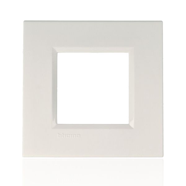 BTICINO LNA4802BI - placca quadra 2 moduli - bianca