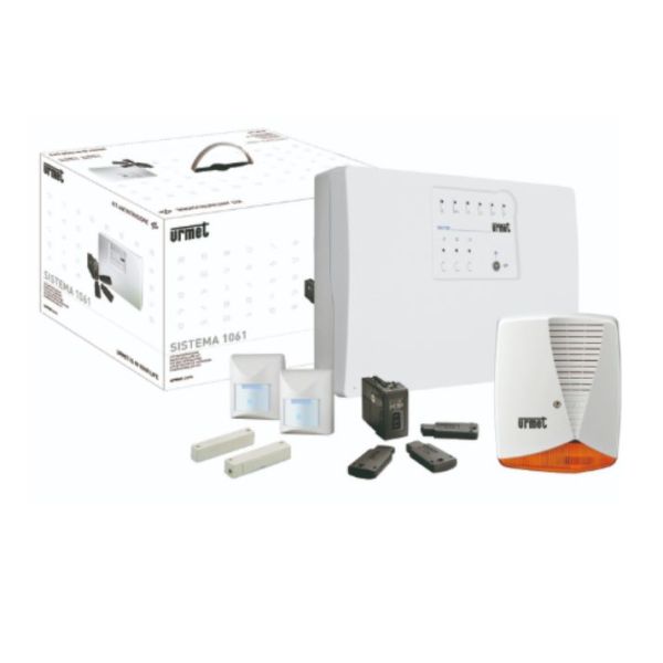 Kit antintrusione filare con centrale 1061/103 e IR facile da installare