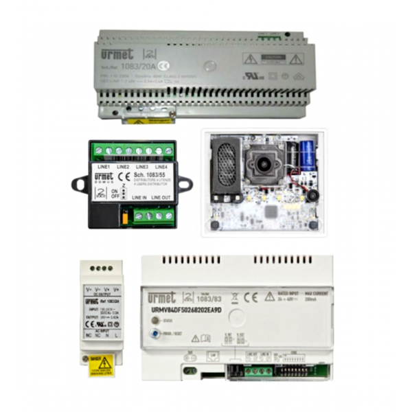 URMET 1783/824 - Kit Videocitofono Sinthesi 2Voice Con Call Me Incluso