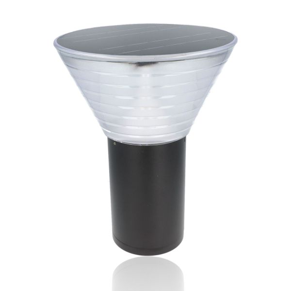Lampioncino da terra con pannello solare, 4,5W, IP65, ?230x300mm