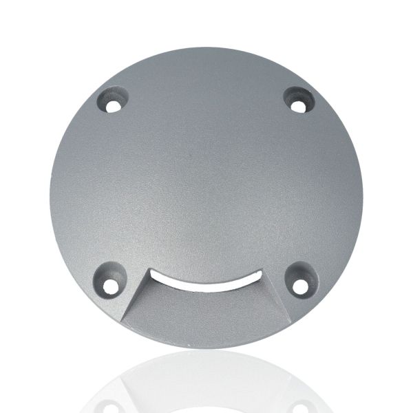 Guscio per segnapasso calpestabile diam.86mm con una feritoia d`illuminazione