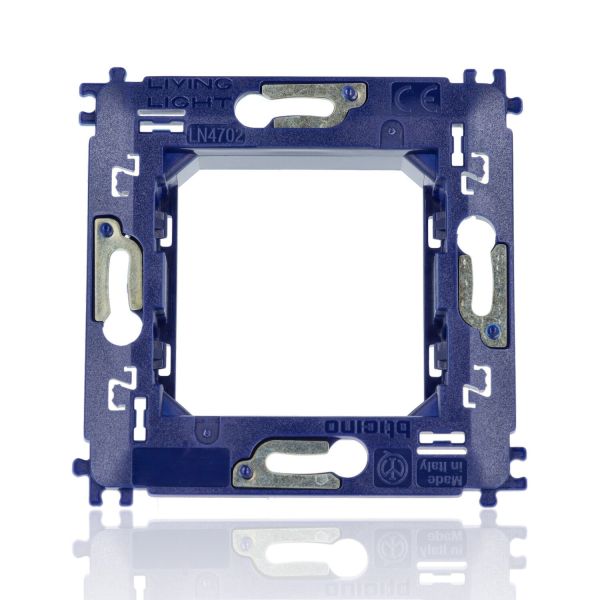 BTICINO LN4702 - Supporto 2 moduli - specifico per 502E e PB502N (senza viti)