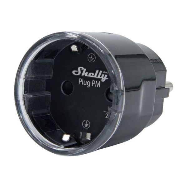Shelly Plug S MTR Gen3 Nera - Presa Smart Matter