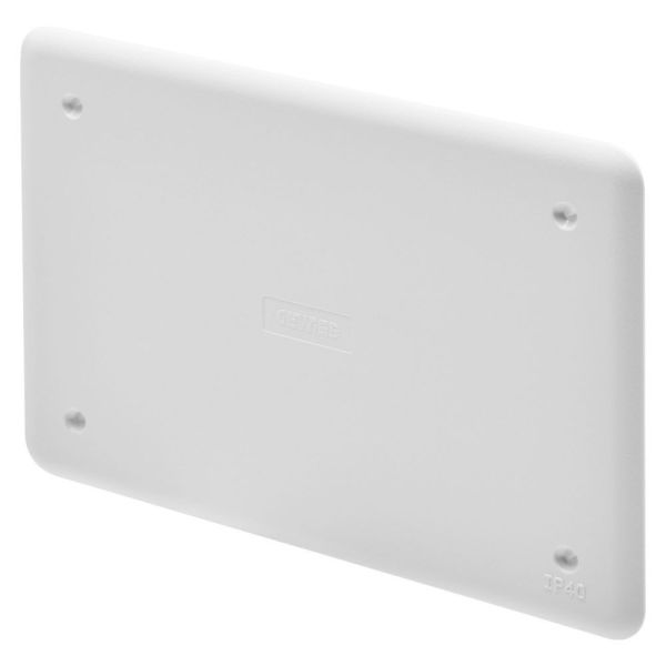 GEWISS GW48015 - Coperchio Basso Antiurto Ad Alta Resistenza Per Cassette Pt/Pt Din E Pt Din Green Wall, 152x98, IP40, Bianco RAL9016