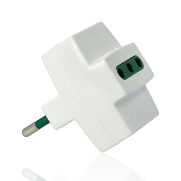 VIMAR 00320.B - Adattatore multipresa universale S11+3P11, bianco