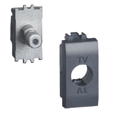 BTICINO L4202FN - Presa SAT coassiale tipo-F 1M - Antracite