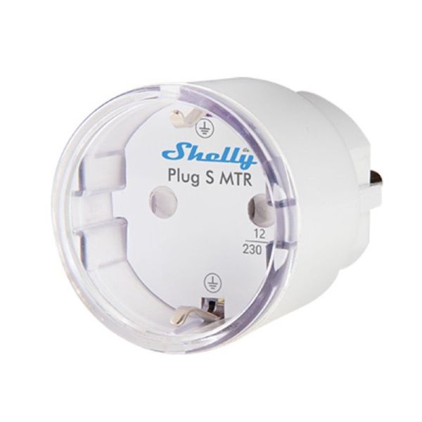 Shelly Plug S MTR Gen3 Bianca - Presa Smart Matter
