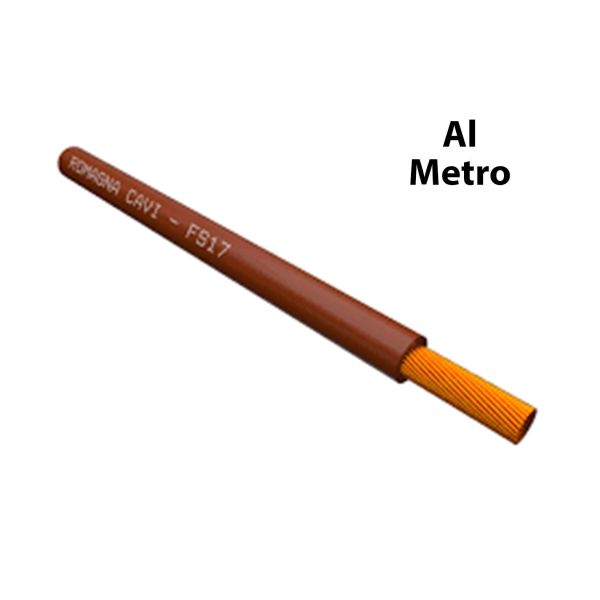 Cavo unipolare FS17 da 2,5 MARRONE  - al metro