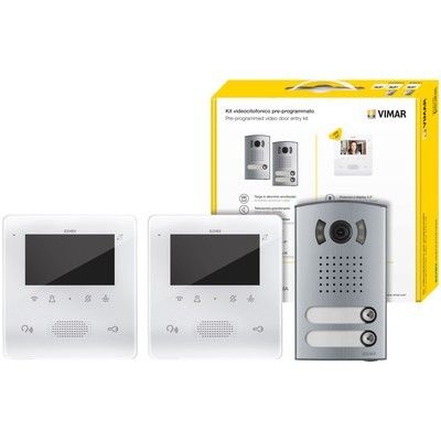 VIMAR 7558/E2 - Kit video 2F+ bifam. Tab 4.3 vivavoce