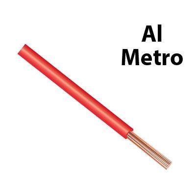 Cavo unipolare FS17 da 1,5  ROSSO  - al metro
