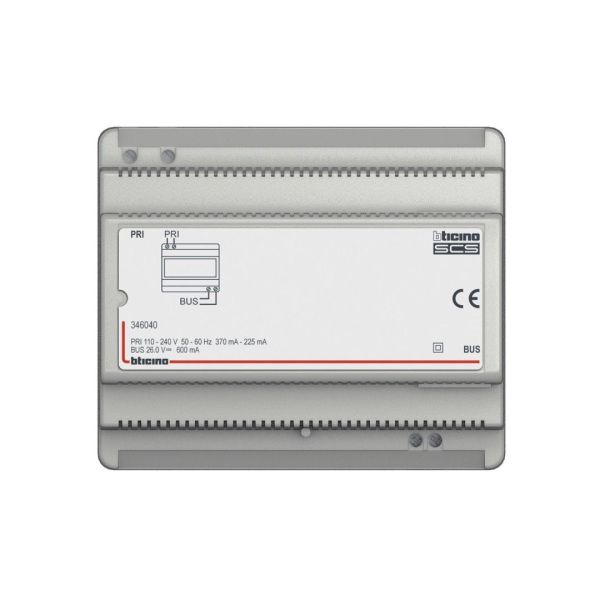 BTICINO 346040 - Alimentatore per impianti audio 2 fili