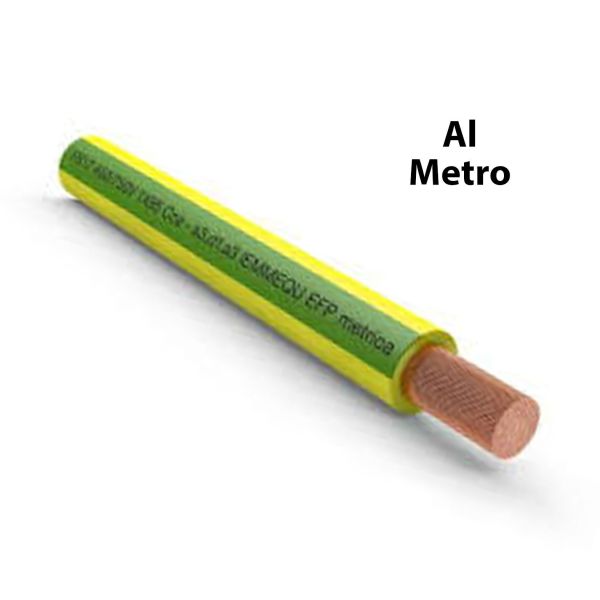 Cavo unipolare FS17 da 10 GIALLO VERDE  - al metro