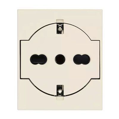 VIMAR 30211.C - Presa 2P+T P40 Universale A Filo Canapa