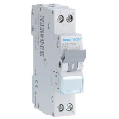 HAGER ADC810H - Magnetotermico Differenziale 2Mod 10A