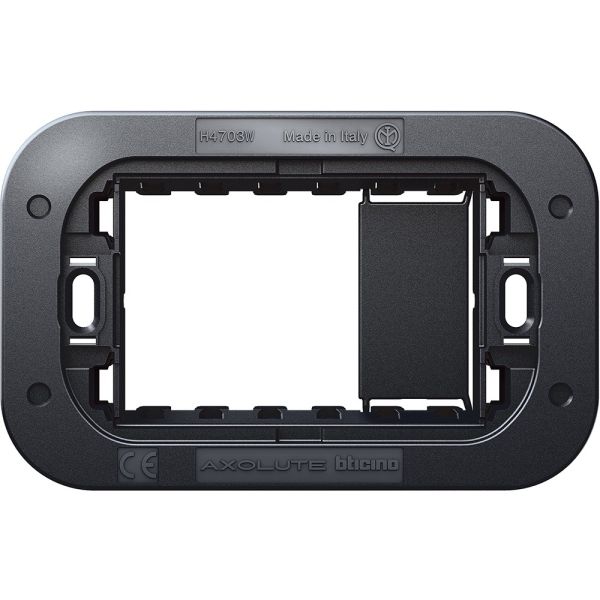 BTICINO H4703W - Supporto 3 o 2 moduli Axolute Air