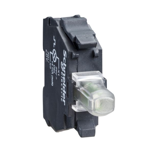 SCHNEIDER ZBVB1 - Elemento luminoso- O22 - LED universale - 24 Vac/dc a vite