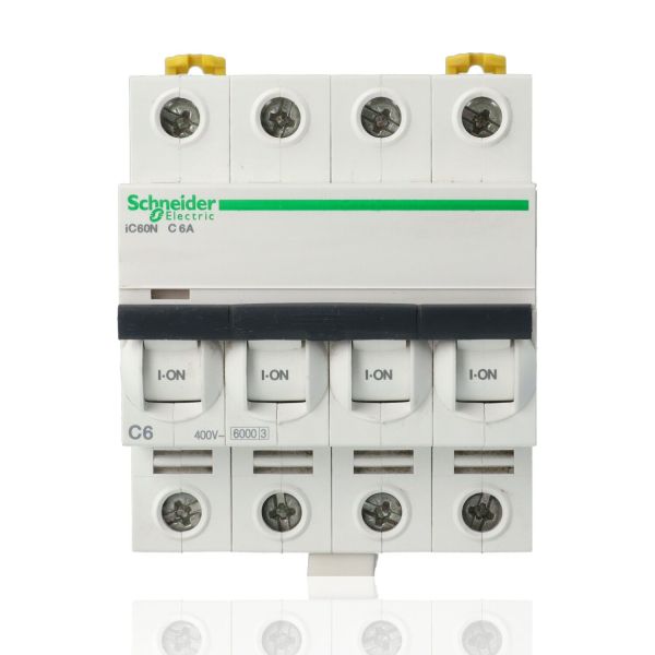 SCHNEIDER A9F85463 - Magnetotermico iC60H 4P D 63A 10000A