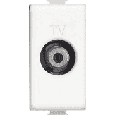 BTICINO AM5202F - Connettore coassiale TV tipo F - impedenza 75 ohm - aggancio a vite - 1 modulo