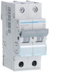 HAGER MYN232 - Interruttore Differenziale 2Mod 32A