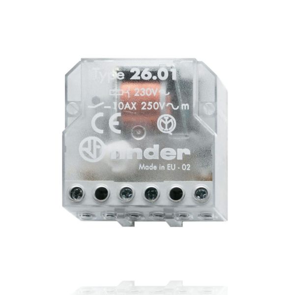 FINDER 260182300000 - Rele Ad Impulsi (Passo-Passo) EMR 1 NO 10A