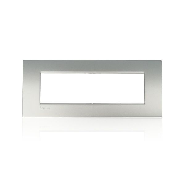 BTICINO LNA4807TE - placca quadra 7 moduli - tech