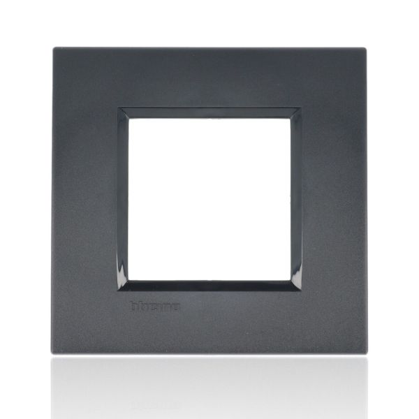BTICINO LNA4802AR - placca quadra 2 moduli - antracite