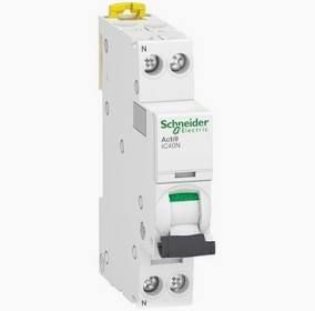 SCHNEIDER A9P54604 - Interruttore magnetotermico iC40N 1P+N C 4A 6000A