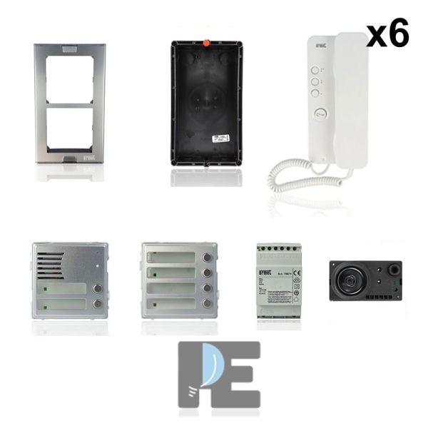 KIT Citofonico 6 Famiglie URMET Sinthesi