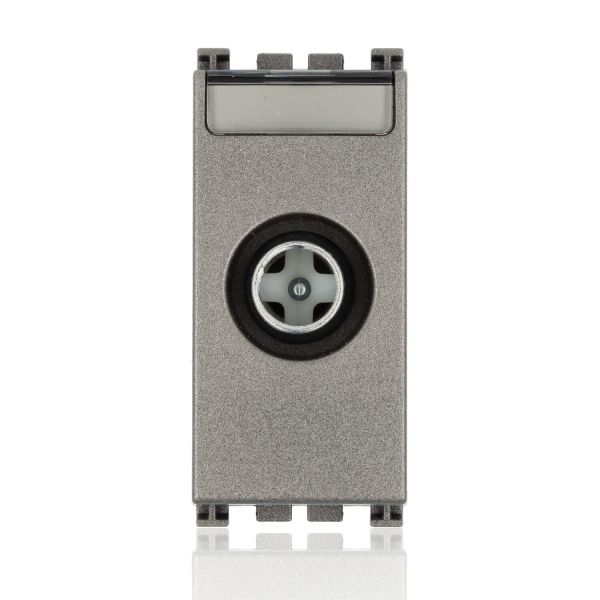 VIMAR 19300.01.M - Presa TV-RD-SAT diretta Metal (Arke)