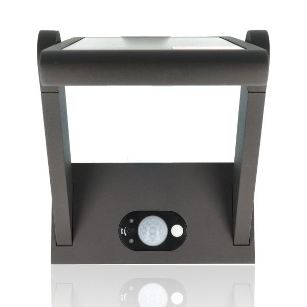 Applique con pannello solare, orientabile 1,6W, luce naturale, IP54, 200x152mm