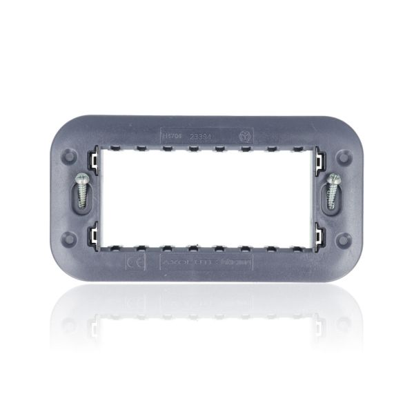 BTICINO H4704 - Supporto In Resina Caricata Vetro A 4 Moduli - Axolute