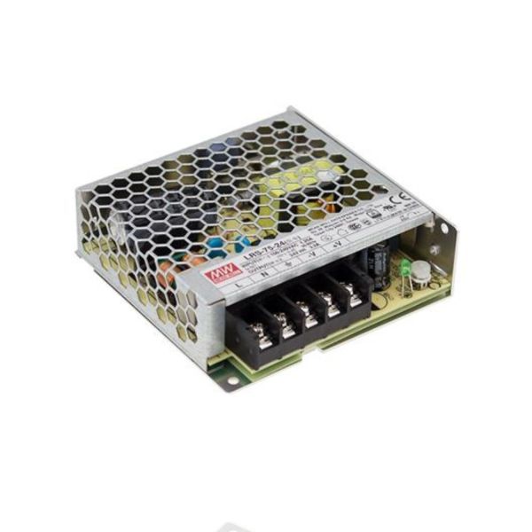 MEANWEELL LRS-75-24 - DRIVER LED MEANWELL METALLO IP20 75W 24 V