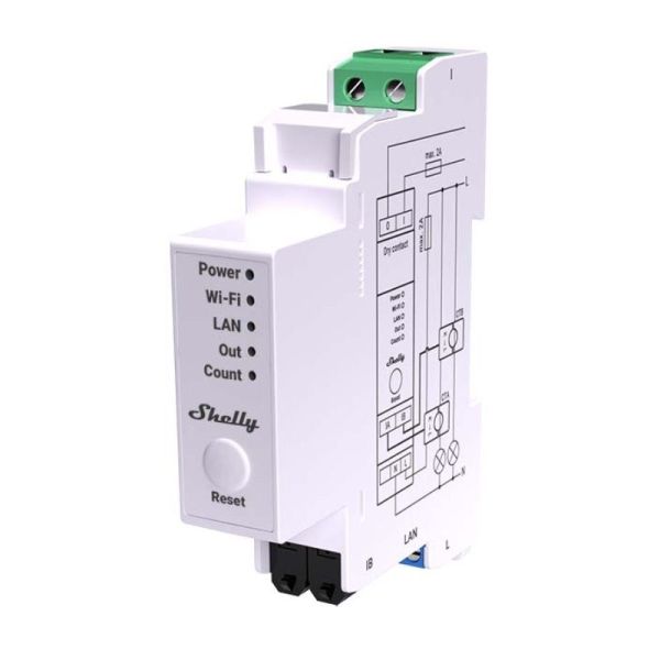 Shelly Pro EM-50 - Contatore Energia DIN Rail 2CH