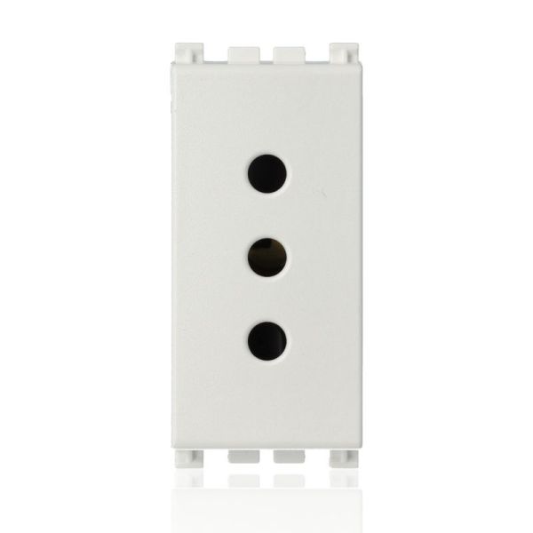 VIMAR 19201.B - Presa 2P+T 10A P11 Bianco (Arke)