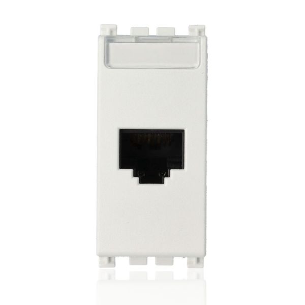 VIMAR 19339.11.B - Presa RJ45 Netsafe Cat5e UTP Bianco (Arke)