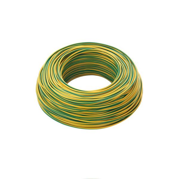 Cavo unipolare 6 GIALLO VERDE FS17 matassa 100 metri
