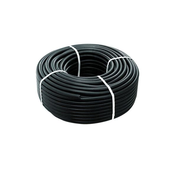 Tubo corrugato nero da 25 matassa da 50 metri