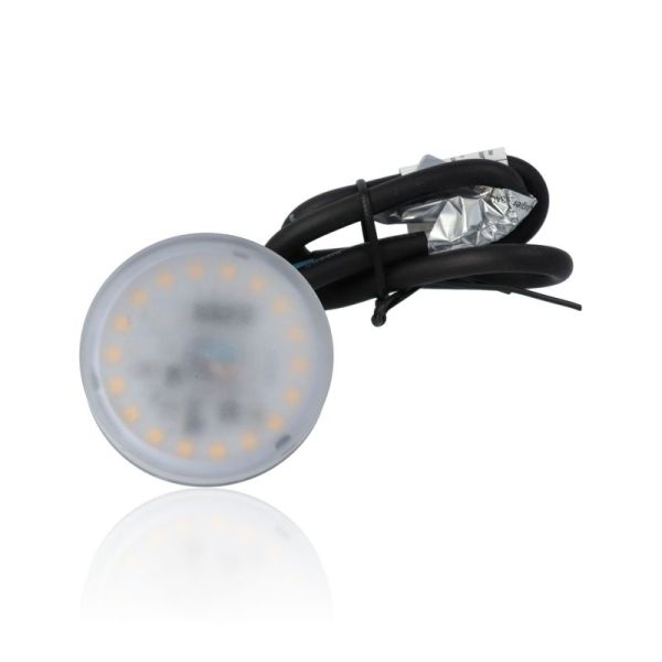Basetta LED per segnapasso diam.54mm, 1,5W, 12Vdc, Luce Calda