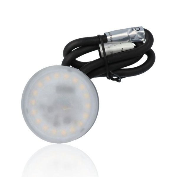 Basetta LED per segnapasso diam.54mm, 1,5W, 12Vdc, Luce Naturale