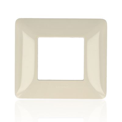 BTICINO AM4802BAV - Placca 2 Moduli - Avorio - Materiale Tecnopolimero - Matix