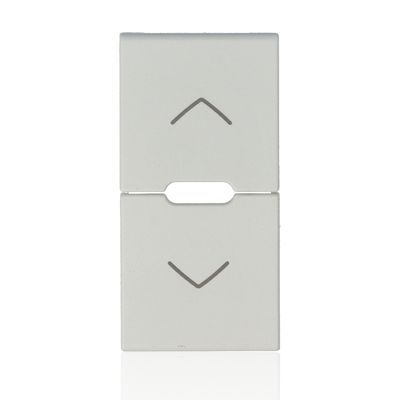VIMAR 19755.2.B - Due mezzi tasti 1 modulo simboli frecce bianco - Arke